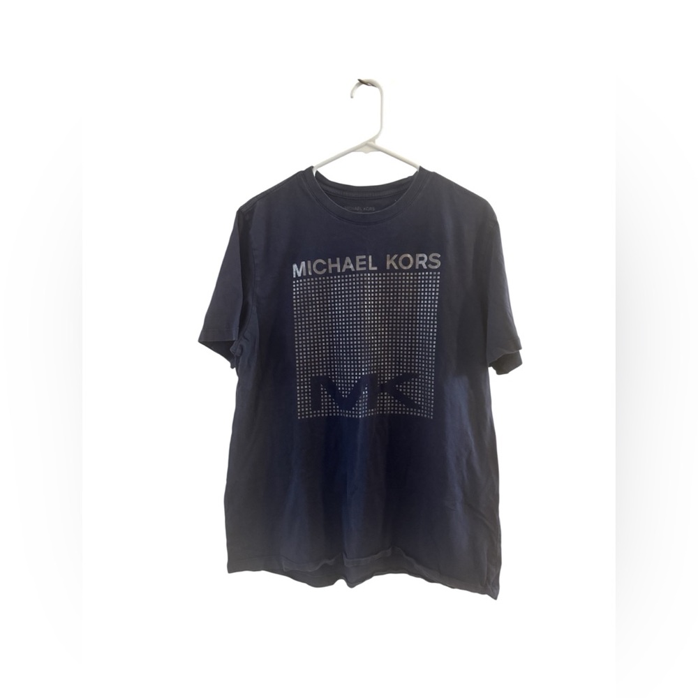 Michael Kors Dark Blue Graphic Tee